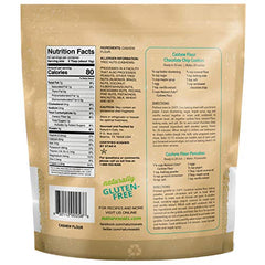 Nature's Eats cashew flour in a measuring cup ready for shakes.