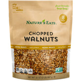 Nature's Eats chopped walnuts 32oz bag for baking and snacking.