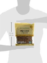 Nature's Eats Pecan Pieces 16oz in a bowl for trail mixes.