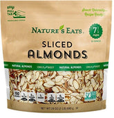 Nature's Eats thick-blanched sliced almonds in a bowl for easy snacking