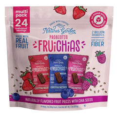 Nature's Garden Fruichias variety pack with 24 one-ounce pouches for on-the-go snacking