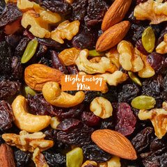 Nature's Garden High Energy Mix almonds provide crunch and protein