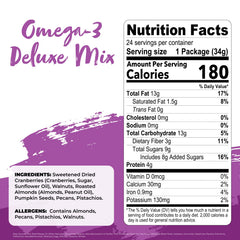 Nature's Garden Omega-3 Deluxe Mix ingredients close-up.