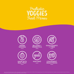 Close-up of Nature's Garden Probiotic Yoggies yogurt-coated fruit and nuts.