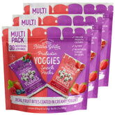 Nature's Garden Yoggies variety pack box front, ideal for on the go.