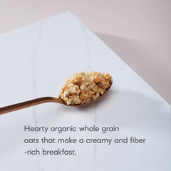 Organic dried apple pieces in Nature's Path Apple Cinnamon oats