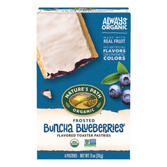 Nature's Path Buncha Blueberries toaster pastries box shown for on-the-go energy