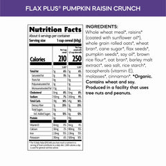 Nature's Path Flax Plus granola clusters close-up showcasing crunchy texture and fiber-rich bites.