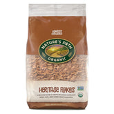 Nature's Path Heritage Flakes with Eco Pac packaging, convenient for busy mornings