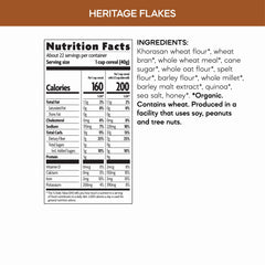 Close-up of six-grain blend in Heritage Flakes cereal