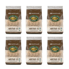 Nature's Path Heritage O's cereal bowl with crunchy, wholesome texture