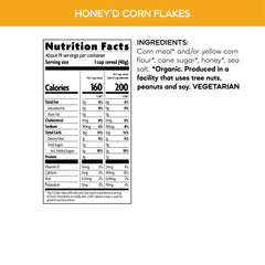 Nature's Path Honey'D Corn Flakes six-pack display for convenient mornings.