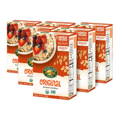 Nature's Path Organic Non-GMO ingredients label highlighting clean, simple oats.