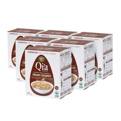 Close-up of chia and hemp seeds in Nature's Path Qi'a blend.