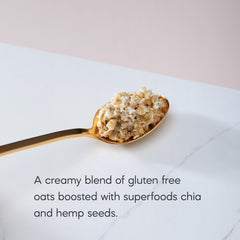 Nature's Path Qi'a packets arranged for a quick, protein-rich breakfast.