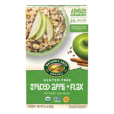 Nature's Path spiced apple flax instant oatmeal box six-pack for quick breakfasts.