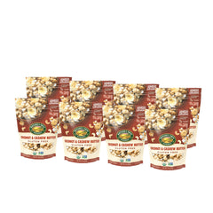 Whole grain oats with coconut chunks deliver fiber-rich crunch in Nature's Path granola.