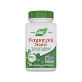 Nature's Way Fenugreek Seed bottle showing lactation support capsules
