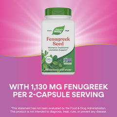 Nature's Way fenugreek seeds dry suggesting digestive support