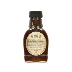 Nature's Hollow sugar-free raspberry syrup bottle ideal for low-carb breakfasts.