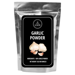 Naturevibe Botanicals garlic ground powder 5lbs bottle for robust flavor in every dish.