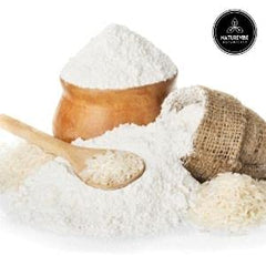 Naturevibe Botanicals White Rice Flour baking-dish: supports gluten-free breads.