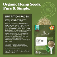 Navitas Organics hemp seeds granola parfait, crunchy omega rich topping
