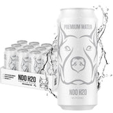 NDO H2O No Days Off 12-pack cans for daily hydration on the go.