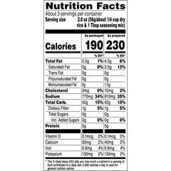 Near East Quaker Rice Pilaf Original ingredient panel highlighting parboiled rice and orzo