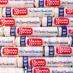 Necco wafers six-pack roll assortment, handy for movie nights.
