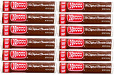 Necco Wafers chocolate-flavored rolls 12-pack, portable nostalgic snack.