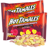 Needzo Hot Tamales Conversation Hearts 2-pack bags ready for gifting and sharing.