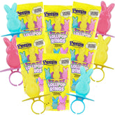 Needzo Peeps lollipop rings in assorted colors for Easter baskets