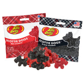 Needzo red Scottie dog licorice candies – gluten free bite-sized treat for licorice lovers.