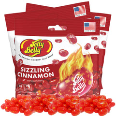 Needzo Sizzling Cinnamon Jelly Beans pack 3.5 oz for sharing.