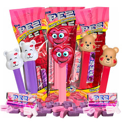 Needzo valentines dispensers trio designs are ideal for festive classroom treats.