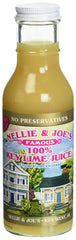 Nellie & Joe's key lime juice in a glass bottle, ideal for cocktails.
