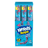 Nerds Rope Candy Very Berry pack 24 inside view reveals colorful chewy ropes.