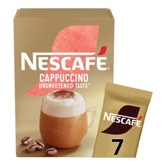 NESCAFÉ Cappuccino Unsweetened cup with thick foam offers café-style texture at home.