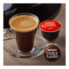 Nescafé Dolce Gusto Café Lungo pod close-up showing its hermetic seal