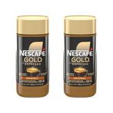 NESCAFE Gold Espresso jar 2Pack ready for a quick morning brew