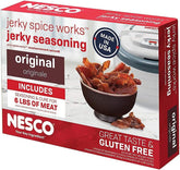 NESCO Jerky Original Seasoning 3 Pack front view boosts flavor for homemade jerky