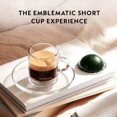 Nespresso Altissio Decaffeinato Vertuo cup serve reveals 1.35 oz espresso.