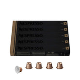 Nespresso Cosi capsules pack front for quick, mild espresso at home.