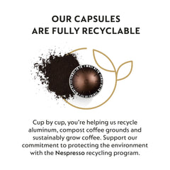 Nespresso Intenso dark roast crema on the surface
