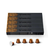 Nespresso Livanto original line pack shot showing a smooth espresso ready to brew