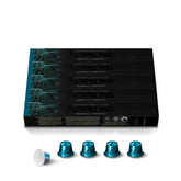 Nespresso Master Origin Indonesia capsule packaging highlights premium aroma.