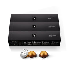 Nespresso Vertuo Double Espresso Dolce pod on kitchen counter for a quick morning shot