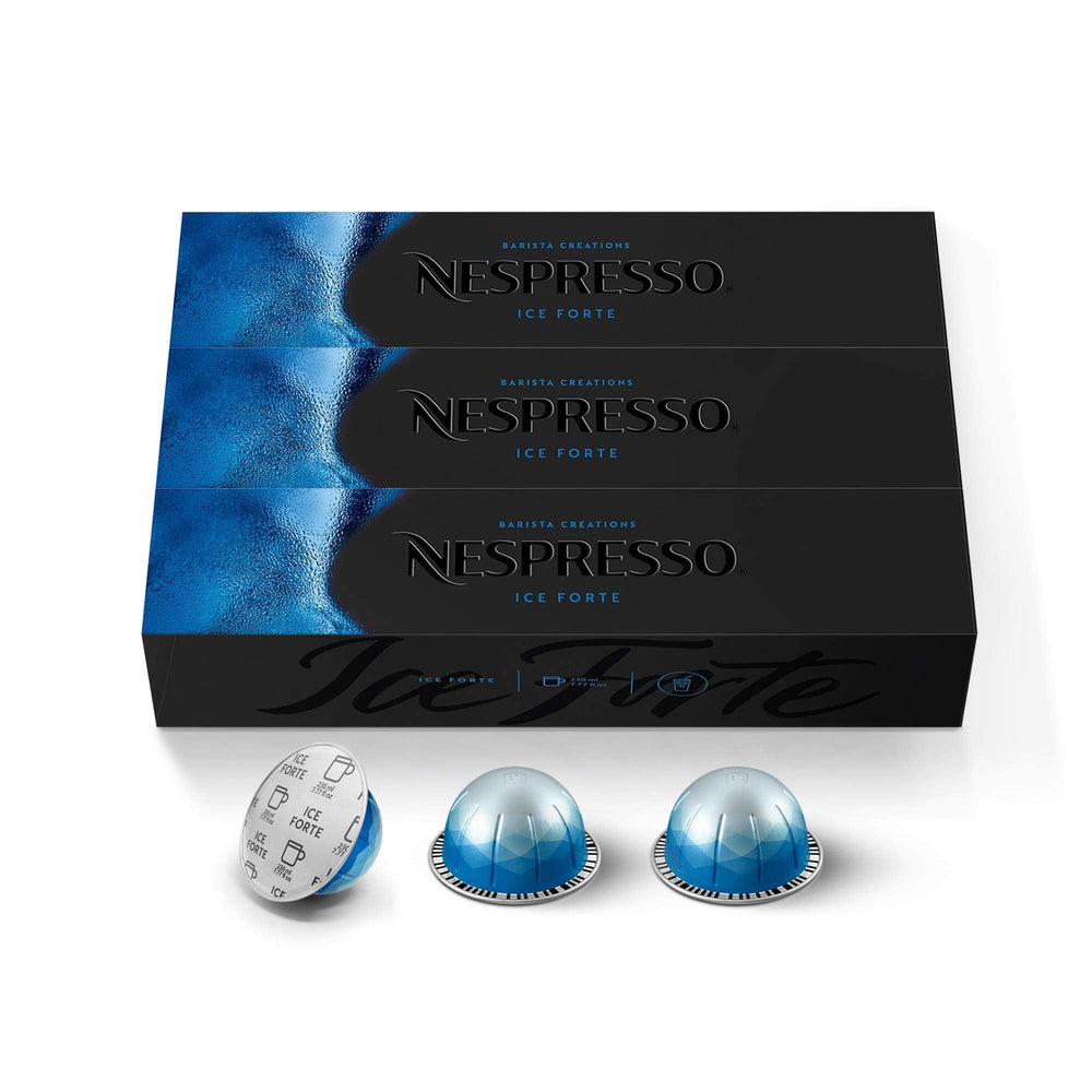Nespresso Vertuo Ice Forte packshot showing a refreshing iced coffee option