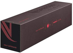 Nespresso VertuoLine Half Caffeinato packaging view—premium Swiss import for easy brewing.